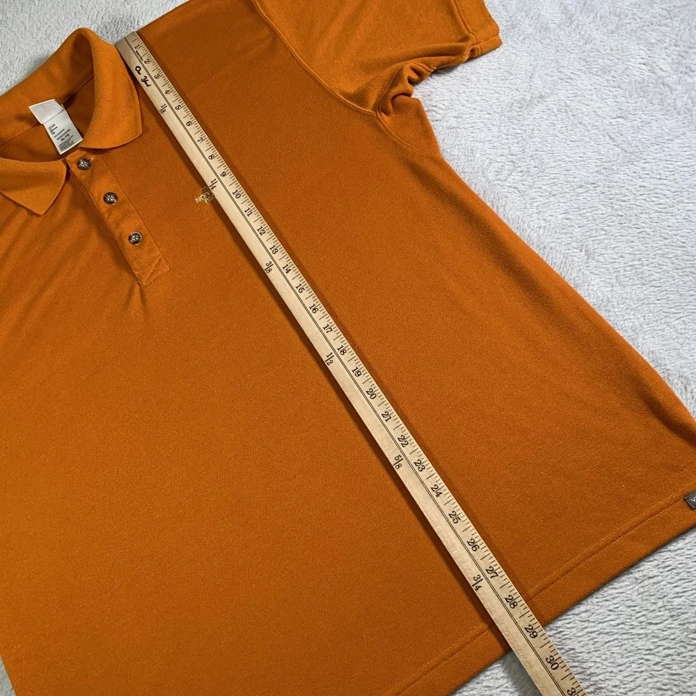 The‎ North Face Polo Shirt Mens XL Orange VaporWick Performance Hiking Golf